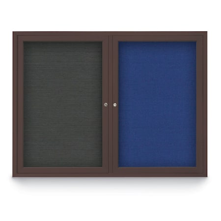 United Visual Products Corkboard, Synthetic Forbo /Satin, 72"x48" UV408-SATIN-FORBO
